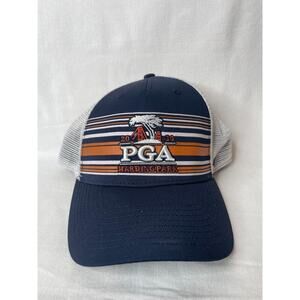 47Brand PGA Harding Park OSFA Stretch Blue Golf Visor Adjustable Hat